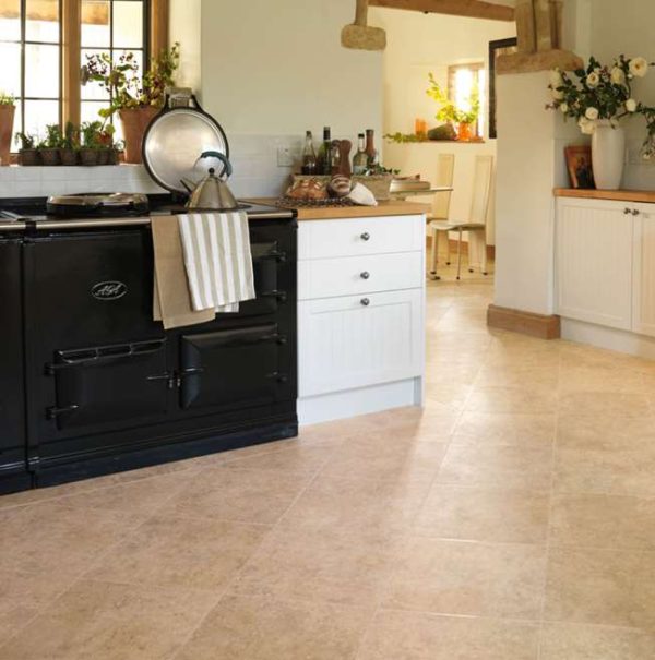 Karndean Davinci Vinyl Flooring in Piazza Limestone LST03 - Image 2
