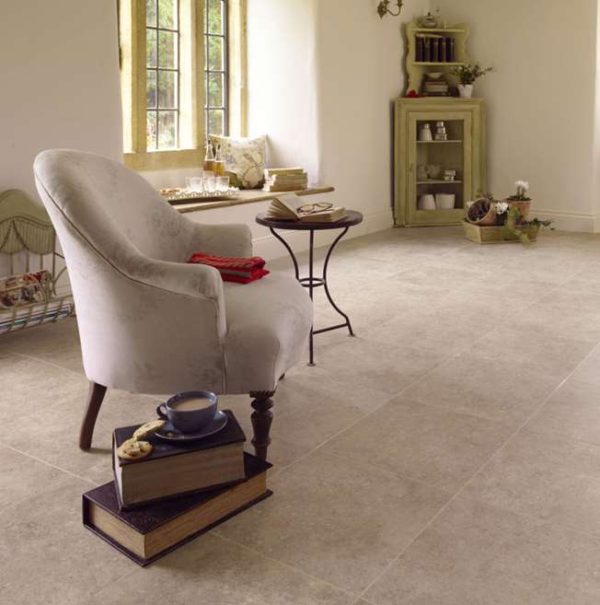 Karndean Davinci Vinyl Flooring in Spirito Limestone LST04 - Image 2