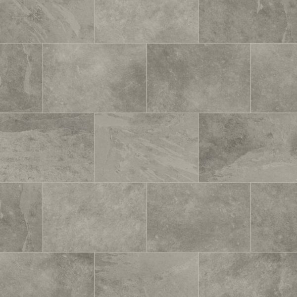 Karndean Knight Tile Vinyl Flooring In Grey Riven Slate ST16