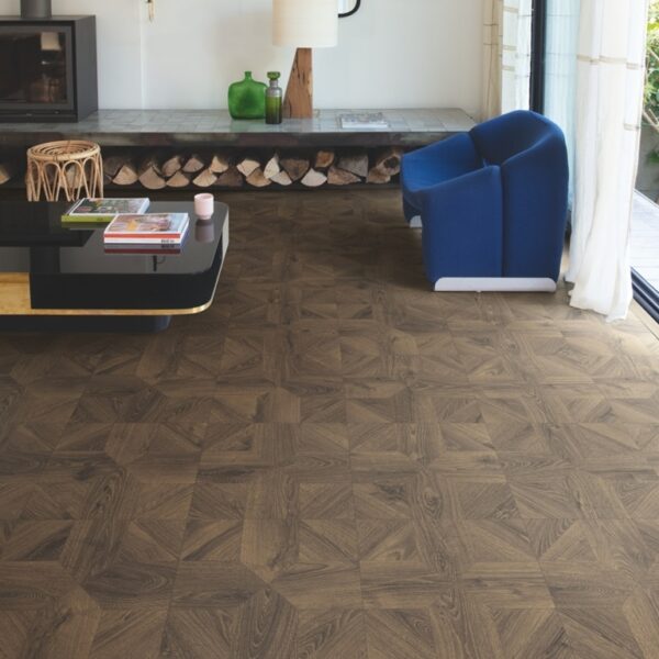 Quickstep Impressive Patterns Laminate Flooring in Royal Oak Dark Brown IPA4145 - Image 3