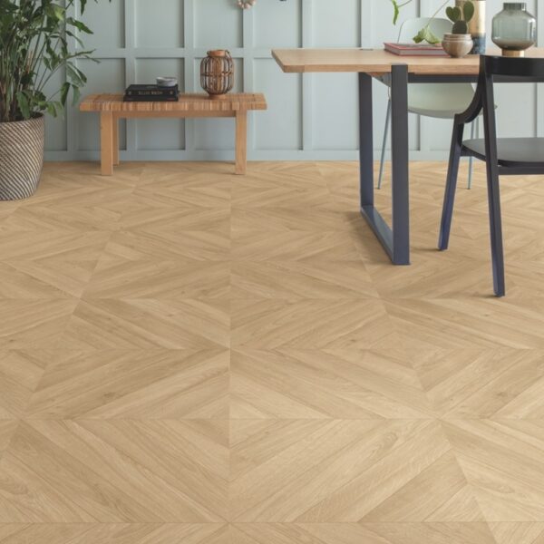 Quickstep Impressive Patterns Laminate Flooring in Chevron Oak Medium IPA4160 - Image 3