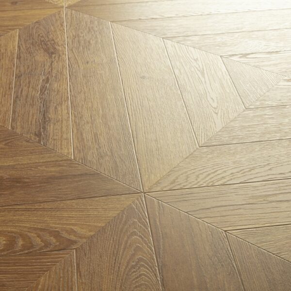 Quickstep Impressive Patterns Laminate Flooring in Chevron Oak Brown IPA4162 - Image 2